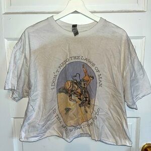 Tyler Childers cropped tee